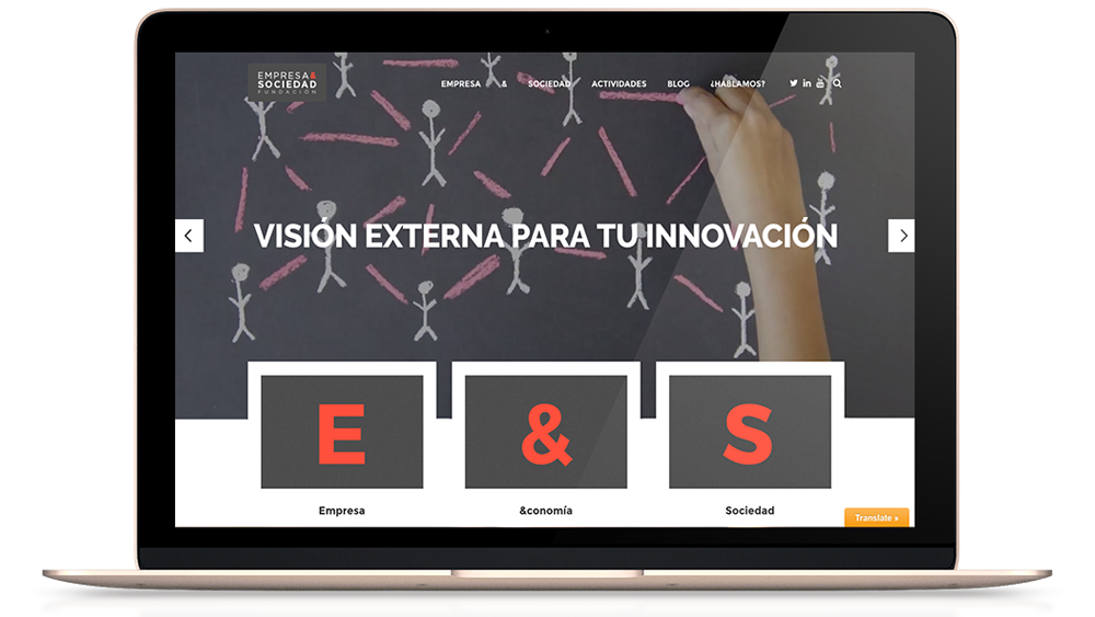 web empresa y sociedad, desarrollo web